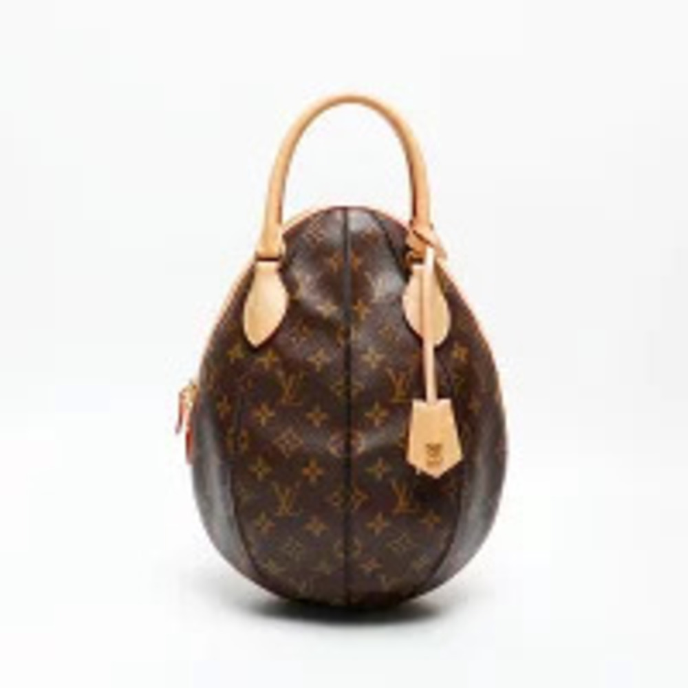 Louis Vuitton Monogram Souple Egg Handbag Brown - Picture 2 of 13
